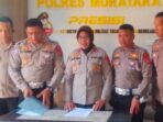 Konferensi pers penetapan tersangka kecelakaan muratara